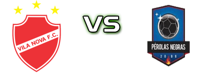 Vila Nova FC GO - Perolas Negras RJ head to head game preview and prediction