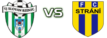 TJ Slovan Bzenec - FC Strání head to head game preview and prediction