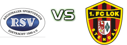 RSV Eintracht 1949 e.V. - Lok Stendal Statistiche e dettagli partita