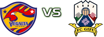 Vegalta Sendai - Gifu head to head game preview and prediction