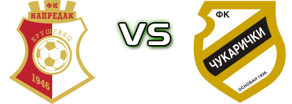 Napredak Kruševac - Čukarički детайли и статистика