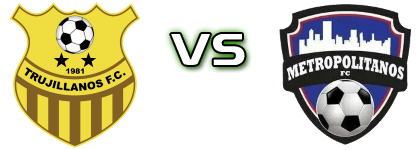 Trujillanos - Metropolitanos Estatísticas e detalhes do jogo
