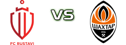 Rustavi - Shakhtar детайли и статистика