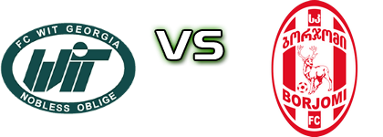 WIT Georgia - FC Borjomi head to head game preview and prediction WIT Georgia - FC Borjomi head to head game preview and prediction