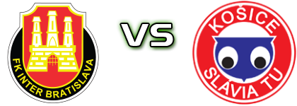 Inter Bratislava - Slávia TU Košice Spiel Prognosen und Statistiken Inter Bratislava - Slávia TU Košice Spiel Prognosen und Statistiken