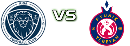 Riga - Pyunik Yerevan детайли и статистика