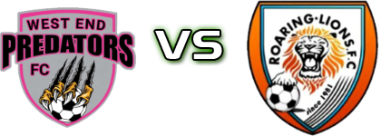 West End Predators - Roaring Lions  head to head game preview and prediction