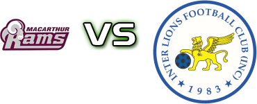 Macarthurs - Inter Lions FC детайли и статистика Macarthurs - Inter Lions FC детайли и статистика