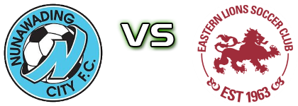 Nunawading City - Eastern Lions SC Detalji meca I statistika.