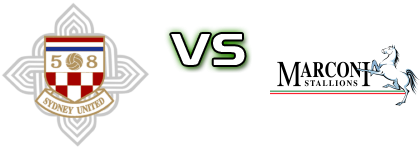Sydney United - Marconi Stallions Estatísticas e detalhes do jogo