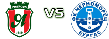 Yantra Gabrovo - Chernomorets Statistiche e dettagli partita