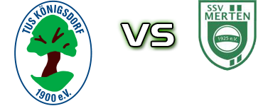 BW Konigsdorf - Merten Spiel Prognosen und Statistiken