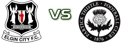 Elgin City - Partick Thistle head to head game preview and prediction
