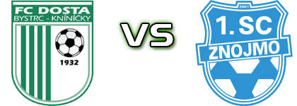 Dosta Bystrc - 1.SC Znojmo Statistiche e dettagli partita