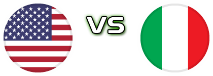 USA - Italy Detalji meca I statistika.