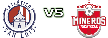 Atlético de San Luis - Mineros детайли и статистика