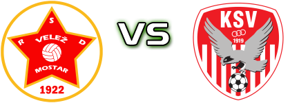 FK Velež - KSV 1919 Statistiche e dettagli partita