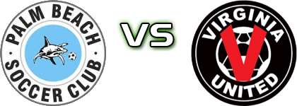 Palm Beach SC - Virginia United детайли и статистика