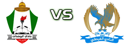 Al-Wehdat - Al-Faisaly detalji utakmice i statistika Al-Wehdat - Al-Faisaly detalji utakmice i statistika
