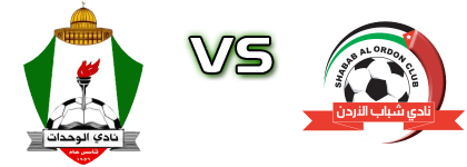 Al-Wehdat - Shabab Al-Ordon Spiel Prognosen und Statistiken