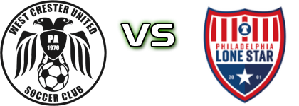 West Chester United - Philadelphia Lone Star Statistiche e dettagli partita