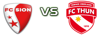 Sion - Thun Spiel Prognosen und Statistiken