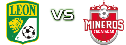 León - Mineros Estatísticas e detalhes do jogo