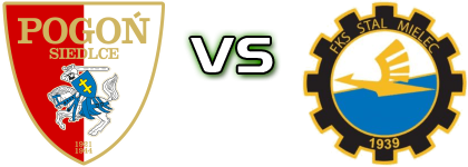 Pogoń Siedlce - Stal Mielec Statistiche e dettagli partita