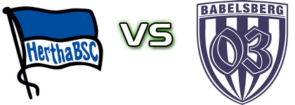 Hertha II - SV Babelsberg 03 Statistiche e dettagli partita