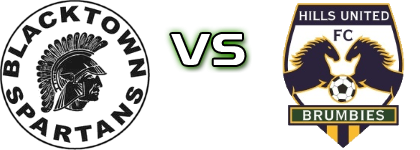 Blacktown Spartans FC - Hills Brumbies Detalles y estadisticas