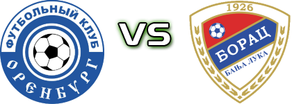 Orenburg - Borac Detalji meca I statistika.